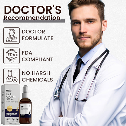 🌿 HZA™ Natural Hair Regrowth Spray – 70% OFF Ends Tonight!