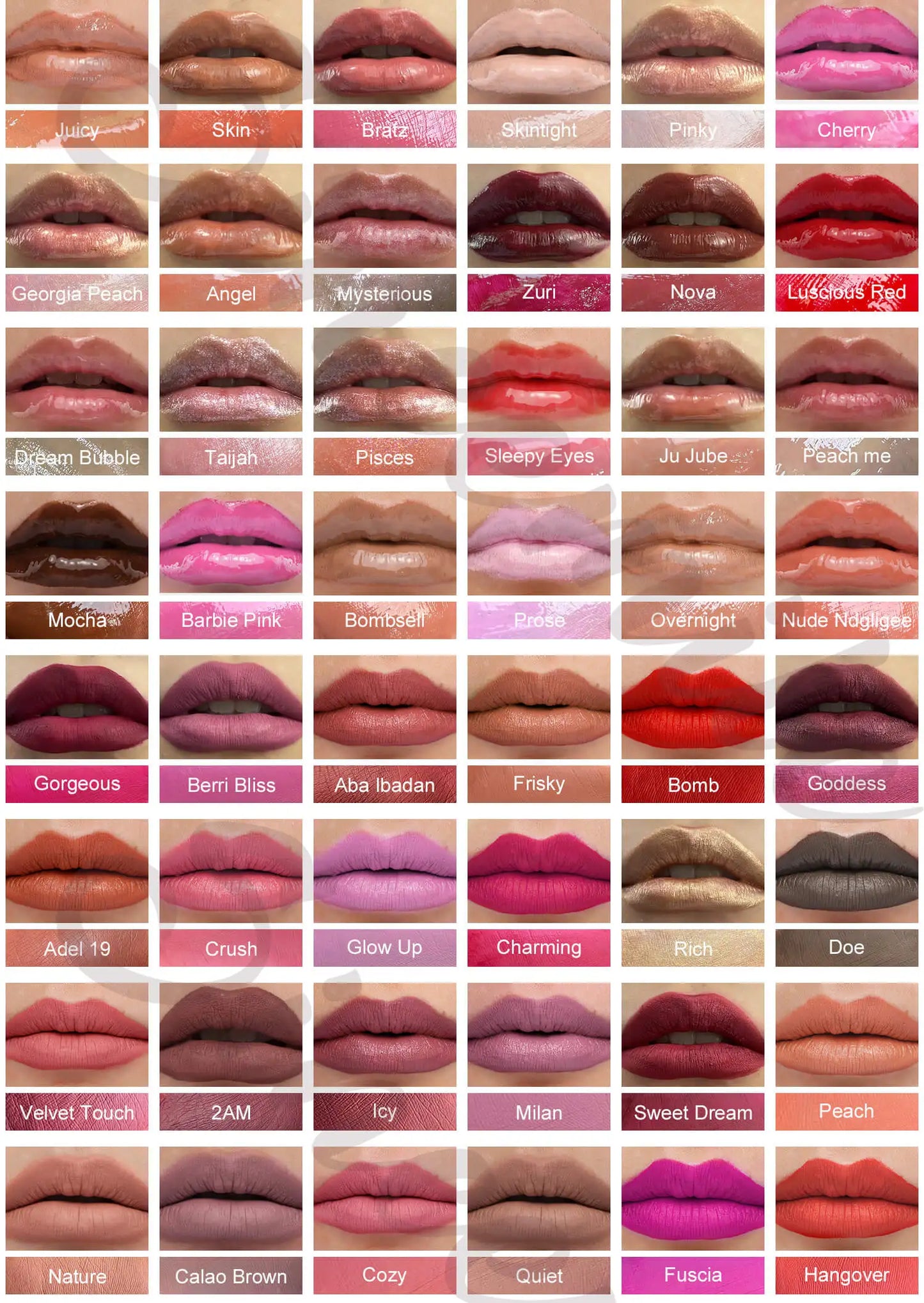 Vegan Waterproof Lip Plumper Glitter Custom Logo Lip Gloss